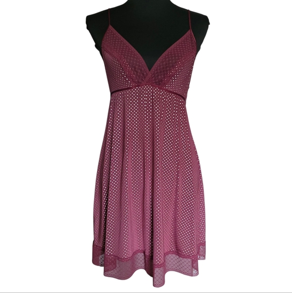 Victoria's Secret Dresses & Skirts - Victoria's Secret Gold Polka Dots Slip Dress - Large